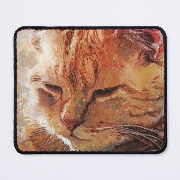 Item preview, Dozing Impressionistic Orange Cat designed and sold by Righan Wallace.