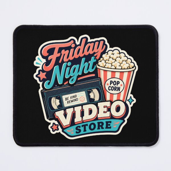 Item preview, Friday Night Video Store Retro designed and sold by Sketchlegacy.