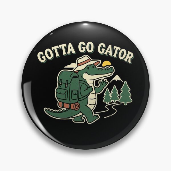 Item preview, Gotta Go Gator Funny Alligator Pun designed and sold by Yellowriversss.