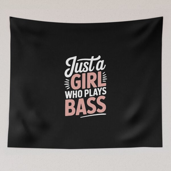 Item preview, Just a girl who plays bass designed and sold by jkrphoto.