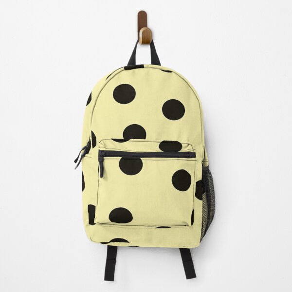 Item preview, Vintage Polka Dots Black on Soft Yellow designed and sold by Designs by Sara Felton.