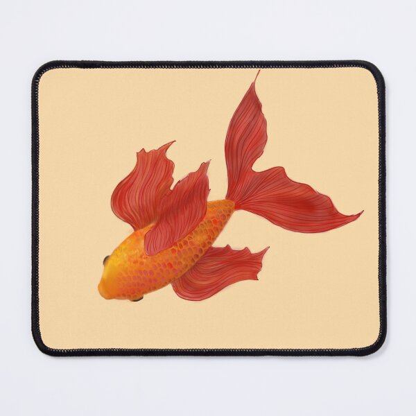 Item preview, gold fish designed and sold by AprilLilyStudio.