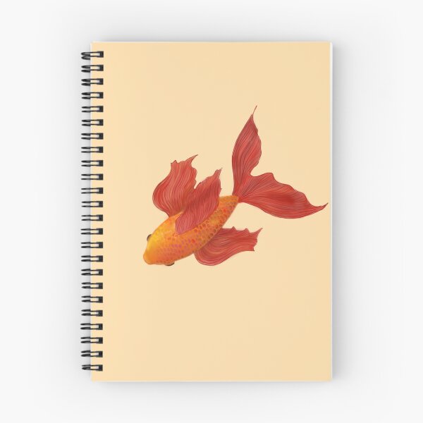 Item preview, gold fish designed and sold by AprilLilyStudio.