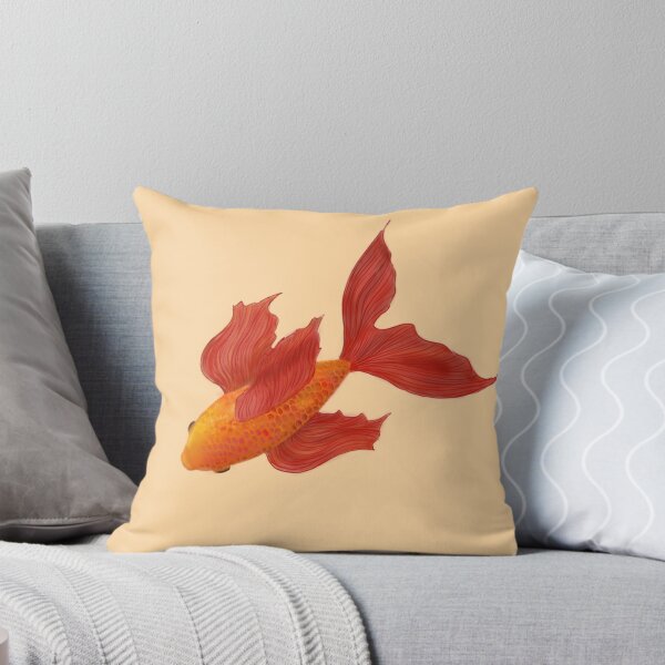 Item preview, gold fish designed and sold by AprilLilyStudio.