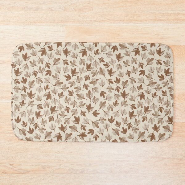 Item preview, Autumn tossed Leaves maple sirup on ivory designed and sold by Zenclover.