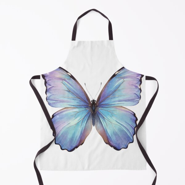 Item preview, Blue Morpho Butterfly Aesthetic Soft Dreamy Watercolor Art Gift for Her Sticker Print designed and sold by DreamelleStudio.