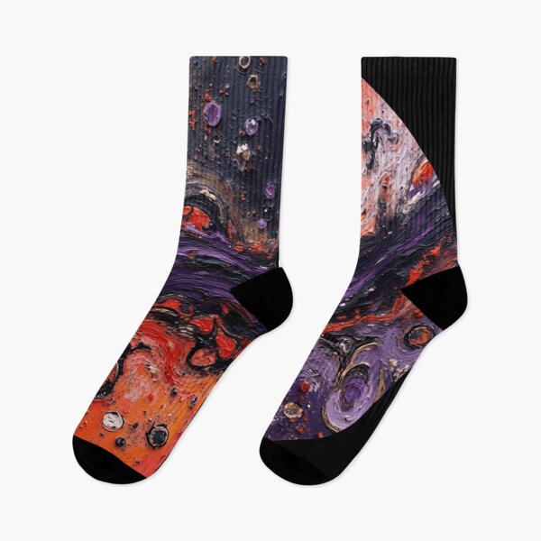 Item preview, cosmic waves round classic oil colorful geometric abstract design designed and sold by SmashingDeals.