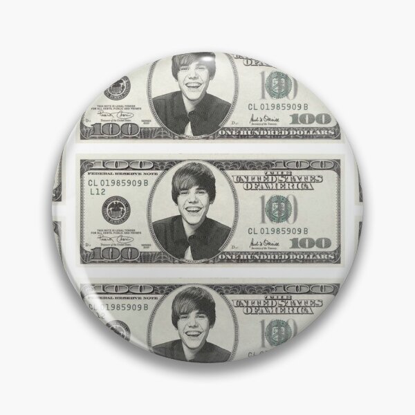 Item preview, Justin Bieber $100 Bill Meme Sticker designed and sold by martirush.