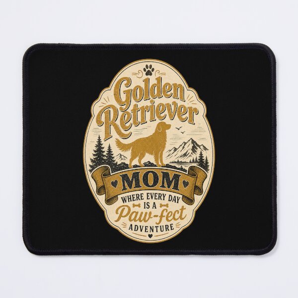 Item preview, Golden Retriever Mom Vintage designed and sold by FreshPixelArt.