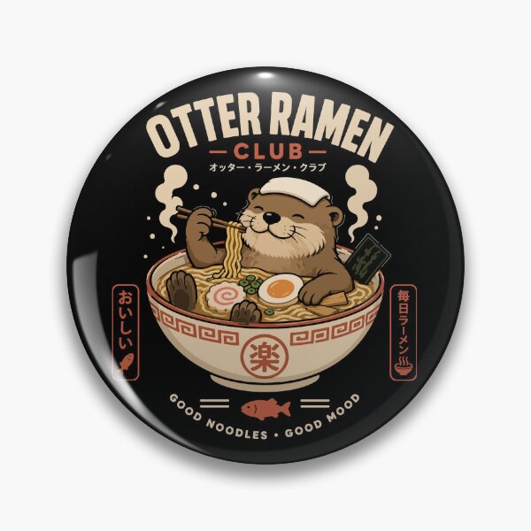 Item preview, Otter Ramen Club designed and sold by GhoulishGraphX.