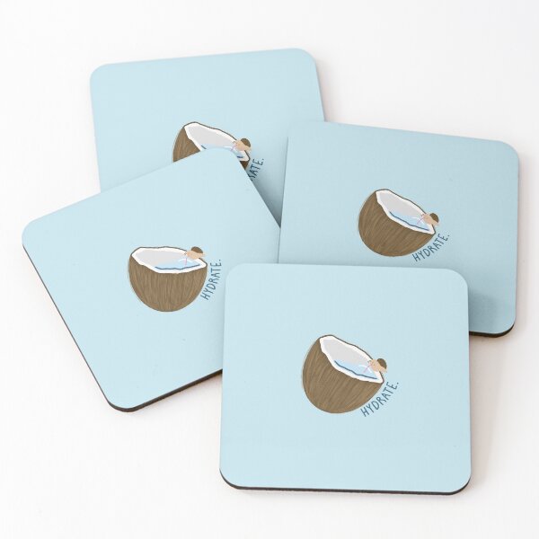 Item preview, Aesthetic coconut ‘hydrate’ with snail designed and sold by SnailTrailCo.
