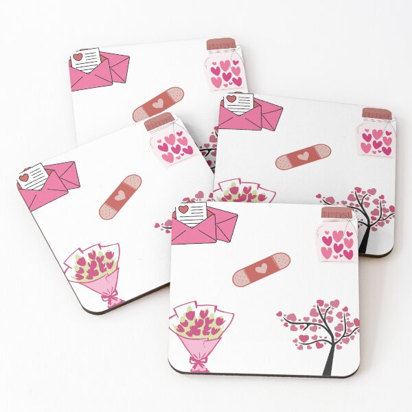 Item preview, Cute pink heart love Sticker Pack | Romantic Coquette red, Pink Heart Bouquet and Love Letter Sticker Sheet sticker pack designed and sold by Art_IN_Design Pack.