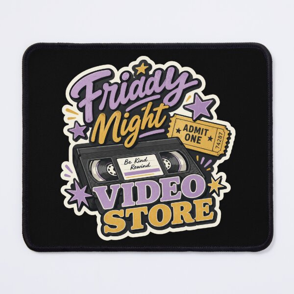 Item preview, Friday Night Movie Rental Retro designed and sold by Sketchlegacy.