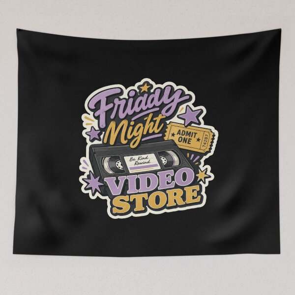 Item preview, Friday Night Movie Rental Retro designed and sold by Sketchlegacy.