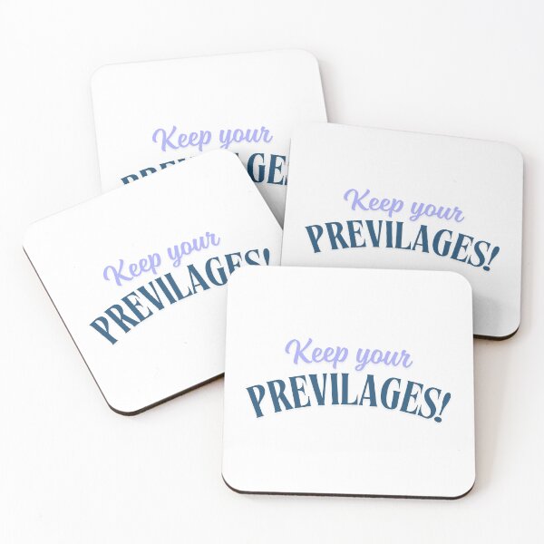 Item preview, Keep your previlages! designed and sold by ArtistTejal.
