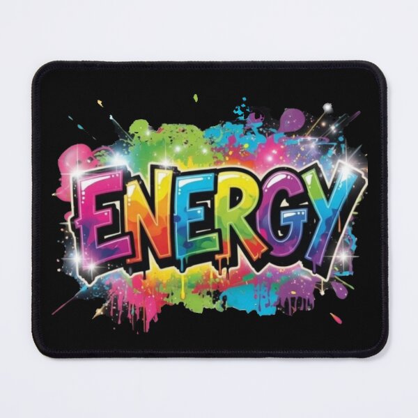 Item preview, Energy Graffiti Street Art Colorful Typography designed and sold by Nexus Space.