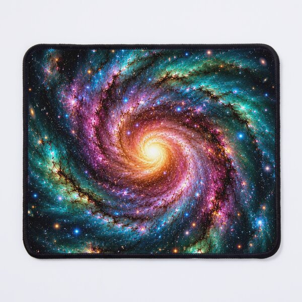 Item preview, Spiral Galaxy Art Print — Vibrant Deep Space Nebula Painting, Face-On Galaxy Wall Art for Astronomy Lovers, Space Decor & Stargazers7 designed and sold by OandSDesigns23.