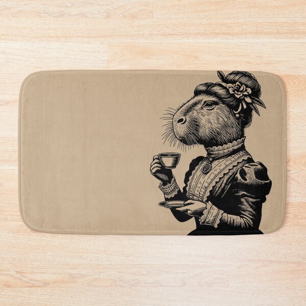 Item preview, Madame Capybara with a Tea designed and sold by AnestiaSua.