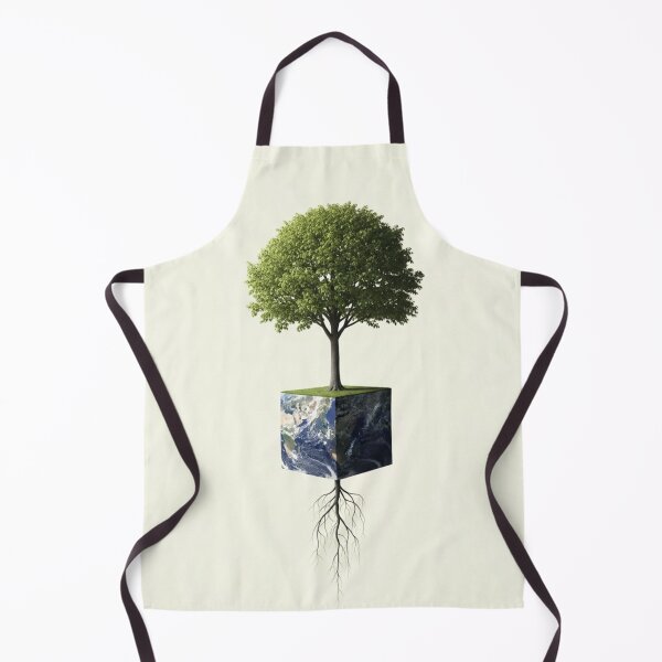 Item preview, Earth Cube Tree Surrealism designed and sold by TheDenimArt.