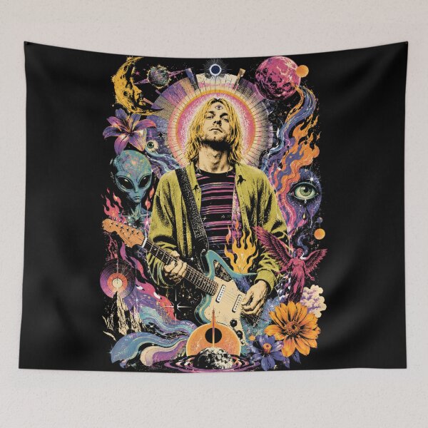 Item preview, KURT KOBAIN ALIVE ALIEN designed and sold by OUTHEX™ .