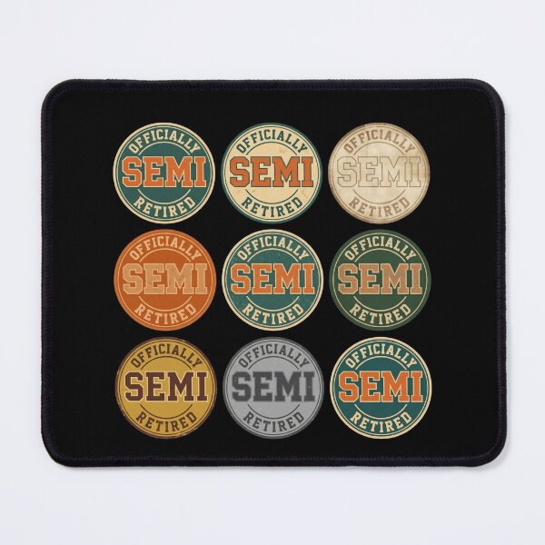 Item preview, Officially Semi Retired Vintage Badge designed and sold by d247.