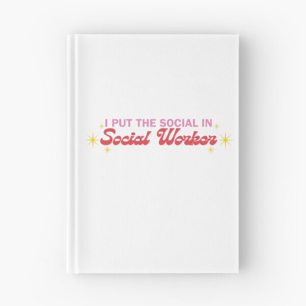 Item preview, I Put the Social in Social Worker Sticker designed and sold by RosiePosieCreatesArt.