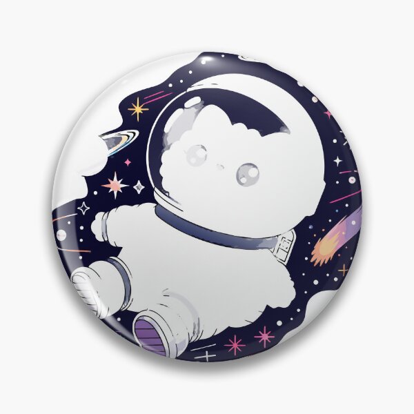 Item preview, Cute Cosmic Cat Astronaut Sticker designed and sold by inkfusionhub99.