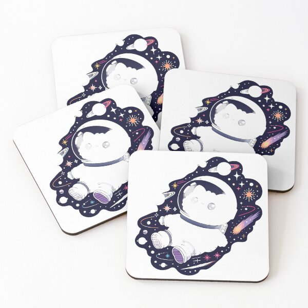 Item preview, Cute Cosmic Cat Astronaut Sticker designed and sold by inkfusionhub99.