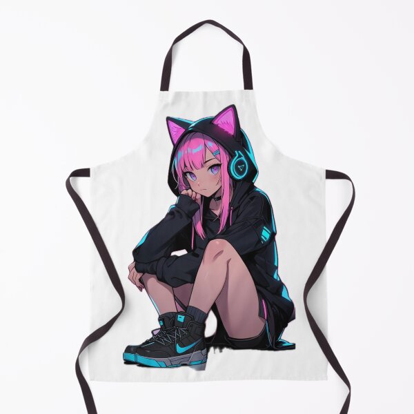Item preview, Cute Cat Ear Gamer Girl Design designed and sold by AnimDream .
