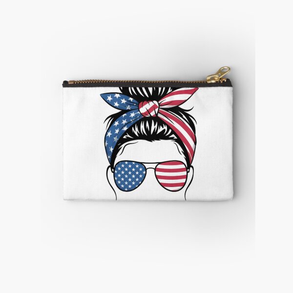 Item preview, Patriotic Messy Bun American Flag Sunglasses designed and sold by MKDSN.