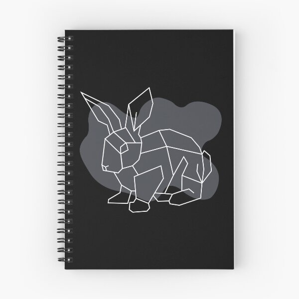 Item preview, White Geometric Rabbit - Modern Rabbit Line Art designed and sold by I.C. Vision Designs.