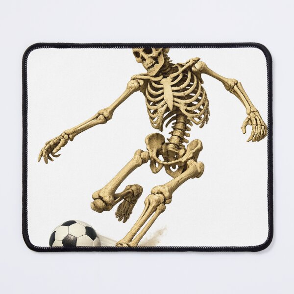 Item preview, skeleton playing soccer designed and sold by -ADRIAV-.