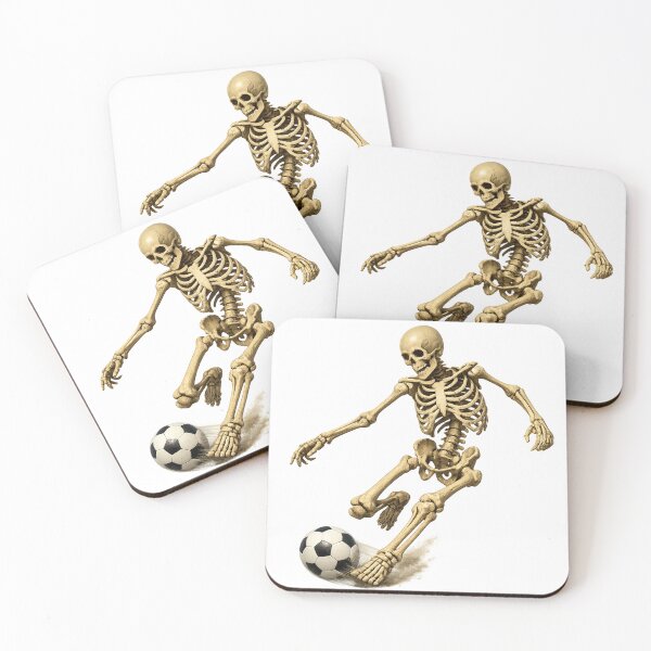 Item preview, skeleton playing soccer designed and sold by -ADRIAV-.