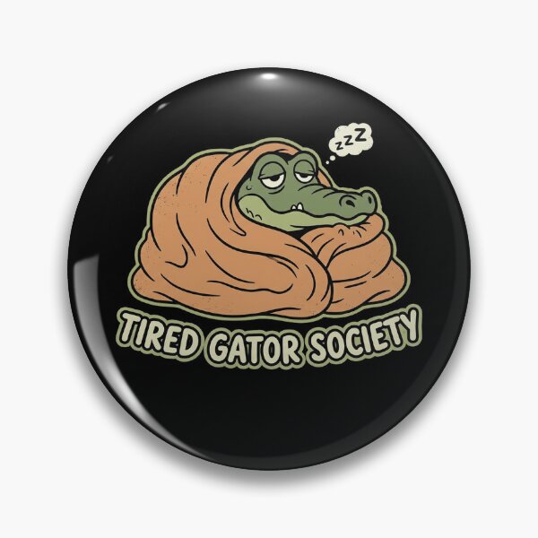 Item preview, Introvert Pun Funny Alligator Tired Gator Society designed and sold by Yellowriversss.