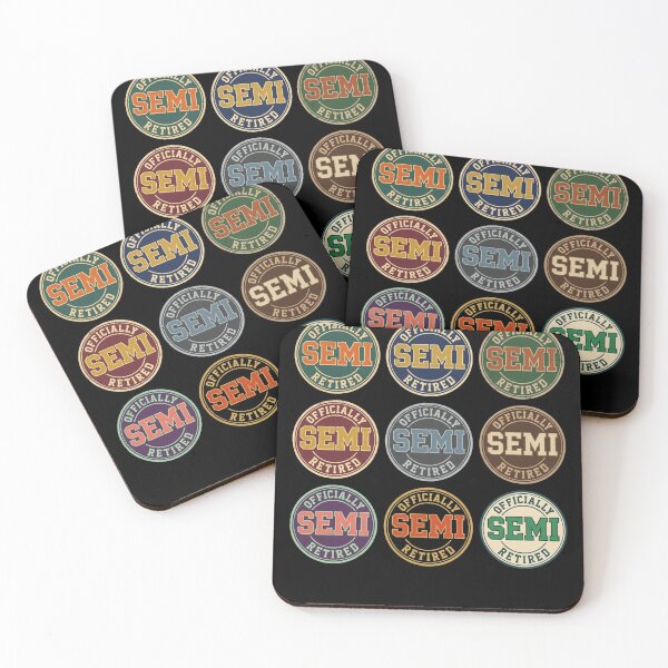 Item preview, Officially Semi Retired Vintage Badge designed and sold by d247.