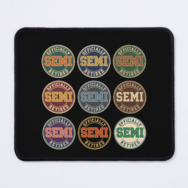 Item preview, Officially Semi Retired Vintage Badge designed and sold by d247.