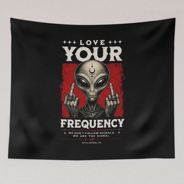 Item preview, RESIDENT ALIEN LOVE YOUR FREQUENCY designed and sold by ALL ART .