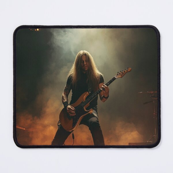 Item preview, ? Epic Rock Guitarist on Stage – Dark Music T-Shirt designed and sold by SunnyDesign82.