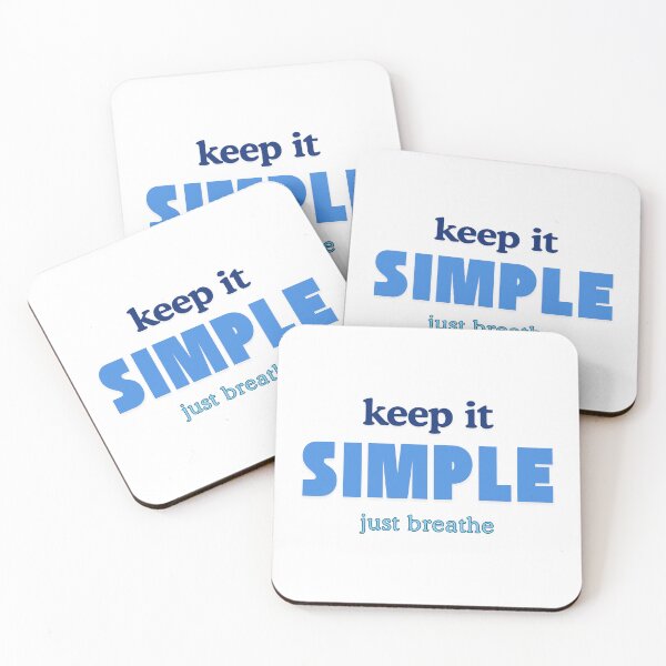 Item preview, Keep it simple just breathe designed and sold by ArtistTejal.
