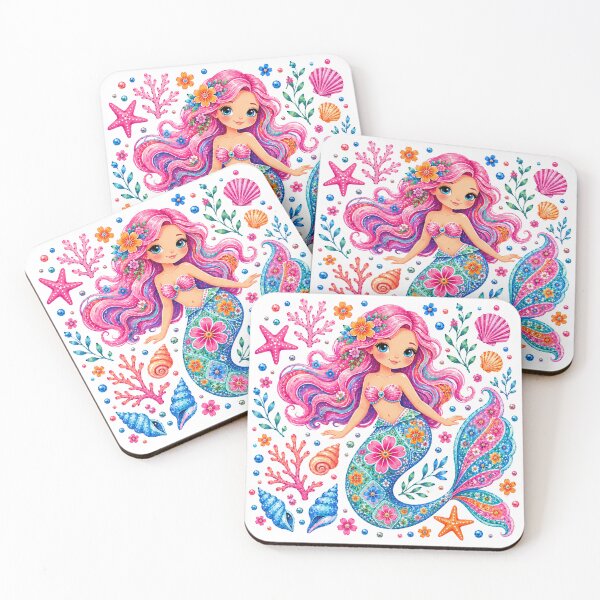 Item preview, Whimsical Mermaid Underwater Design designed and sold by Ioanna-Studio.