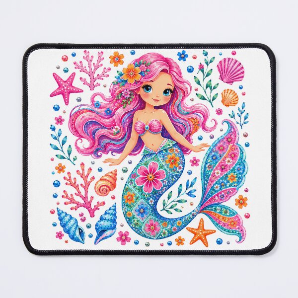 Item preview, Whimsical Mermaid Underwater Design designed and sold by Ioanna-Studio.