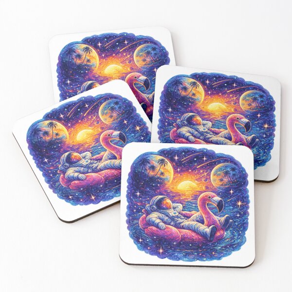 Item preview, Cosmic Flamingo Floating designed and sold by Imaginarium of Chaos falcon88 .