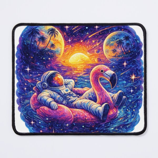 Item preview, Cosmic Flamingo Floating designed and sold by Imaginarium of Chaos falcon88 .