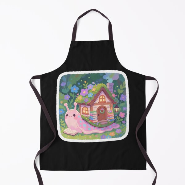 Item preview, Book Lover Snail Cottage | Cozy Reading Fantasy designed and sold by AillustriaAK.