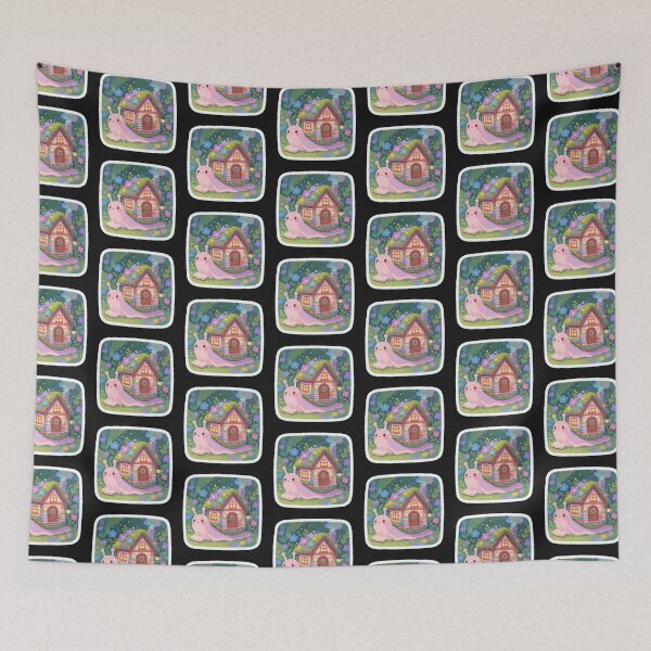 Item preview, Book Lover Snail Cottage | Cozy Reading Fantasy designed and sold by AillustriaAK.