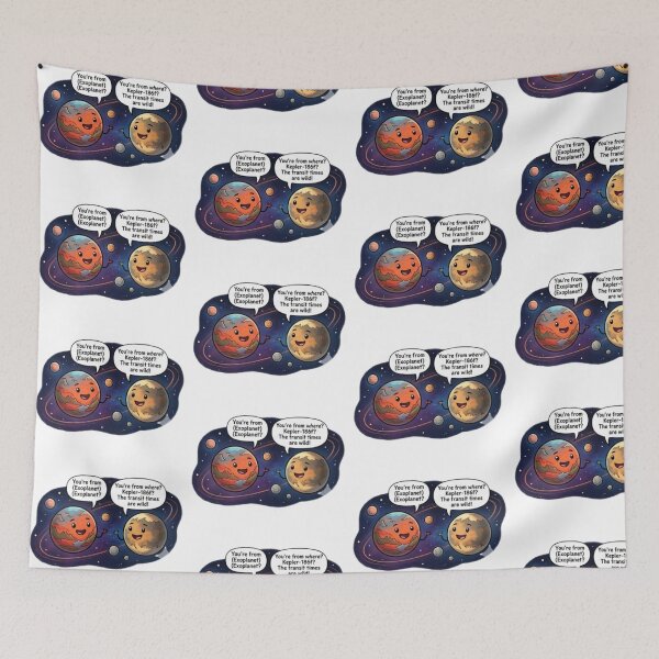 Item preview, EXOPLANETS TEE designed and sold by PLANET GOSSIP.