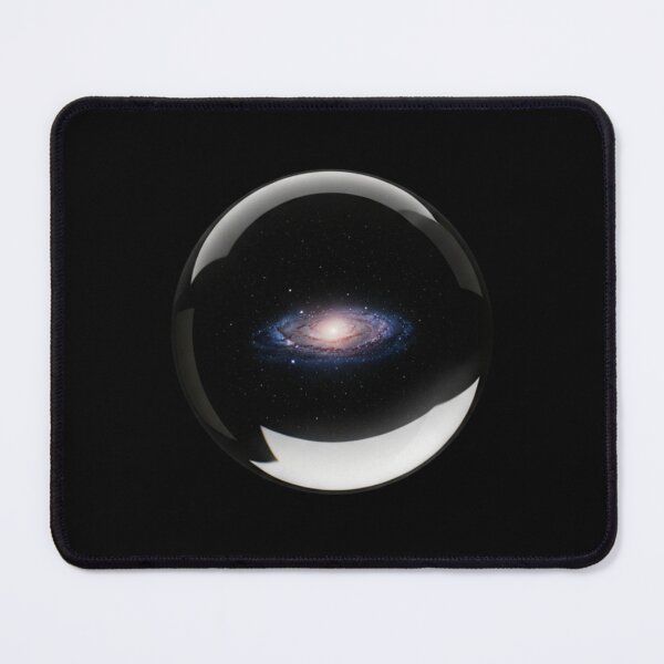 Item preview, Cosmic Sphere Galaxy in a Glass Ball Minimalist Art designed and sold by TheDenimArt.