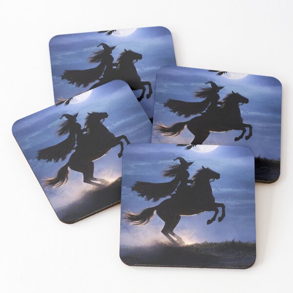 Item preview, Witches in the Moonlit Sky designed and sold by Stephanie Laird.