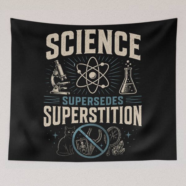 Item preview, Science Supersedes Superstition designed and sold by Preston Meyers Designs.