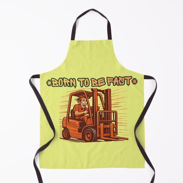 Item preview, Born to be fast forklift art designed and sold by GoGreenLove.